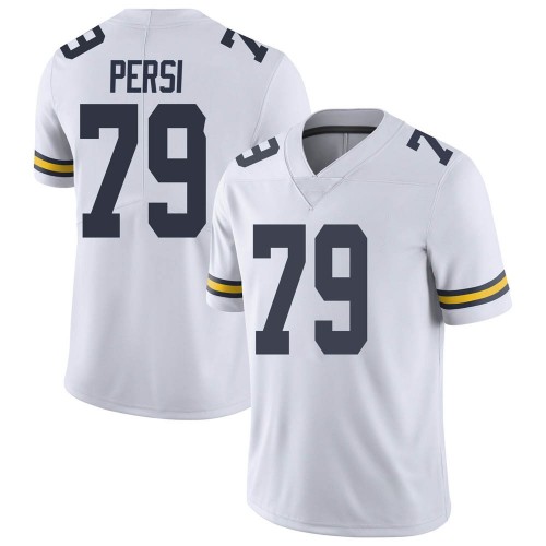 Jeffrey Persi Michigan Wolverines Youth NCAA #79 White Limited Brand Jordan College Stitched Football Jersey DBS3654QH